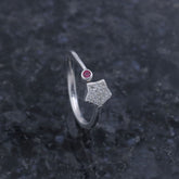 925 sterling silver  Star ring